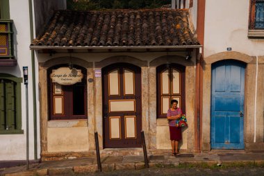 Ouro Preto, Brezilya: Tipik mimarisi ile şehrin merkezi, Unesco dünya mirası