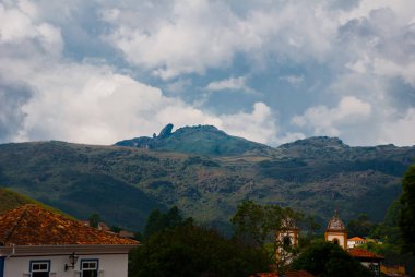 Ouro Preto, Brezilya: Tipik mimarisi ile şehrin merkezi, Unesco dünya mirası