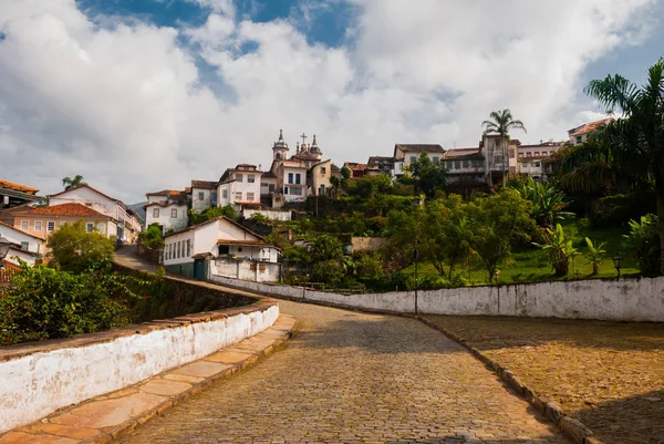 Ouro Preto, Minas Gerais, Brazil: View of the unesco world heritage city of Ouro Preto in Minas Gerais — Stock Photo, Image