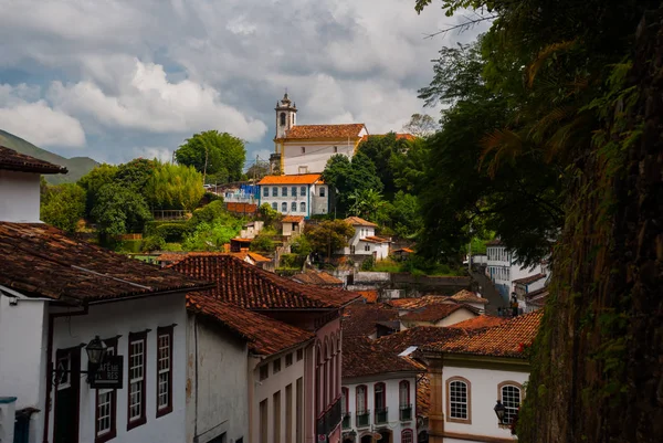 Ouro Preto, Minas Gerais, Brasile: Veduta della città storica di Outro Preto — Foto Stock