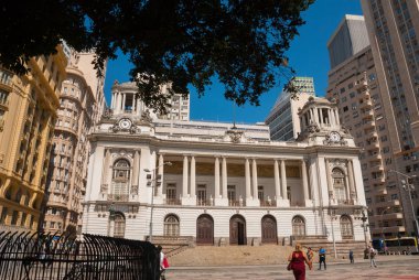 Rio de Janeiro Belediye Binası. Brezilya. Şehrin şehir merkezinde bulunan, Rio de Janeiro en çok fotoğraflanan binalar arasında yer almaktadır.