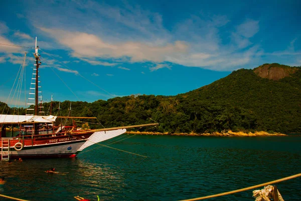 Angra dos Reis, Brasil, Ilha Grande: Ilha Grande ubicada en el sur de Río de Janeiro . —  Fotos de Stock