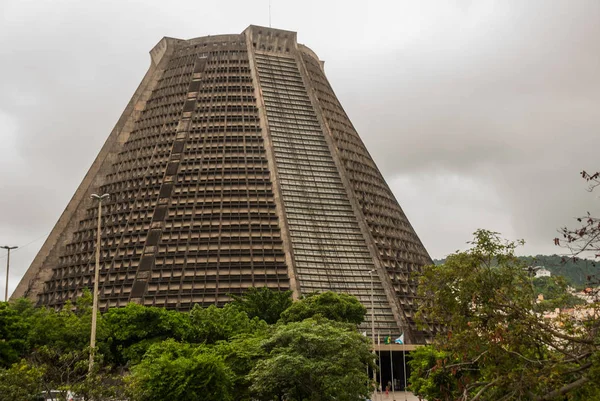 Rio de Janeiro: Cattedrale metropolitana di Rio de Janeiro, Brasile . — Foto Stock