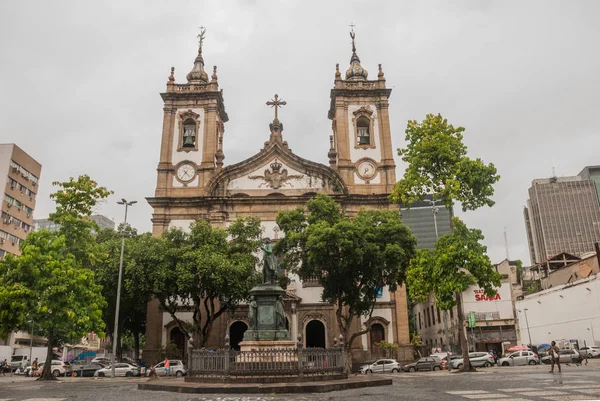 Iglesia Candelaria en el centro de Río de Janeiro, Brasil. — Foto de Stock