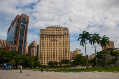 Rio de Janeiro, Brezilya: Rio de Janeiro şehir merkezinde ufuk çizgisi