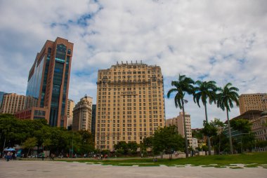 Rio de Janeiro, Brezilya: Rio de Janeiro şehir merkezinde ufuk çizgisi