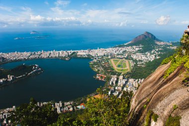 Rio de Janeiro Panorama Rio de Janeiro Corcovado dağdan görülen, Brezilya