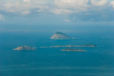 Rio de Janeiro Panorama Rio de Janeiro Corcovado dağdan görülen, Brezilya