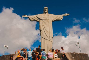 Ünlü İsa kurtarıcı Rio de Janeiro, Brezilya