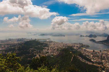 Rio de Janeiro Panorama Rio de Janeiro Corcovado dağdan görülen, Brezilya