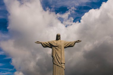 Ünlü İsa kurtarıcı Rio de Janeiro, Brezilya