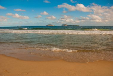Rio de Janeiro, Brezilya: Ipanema plajı. Brezilyalılar ve turistler arasında güzel ve popüler plaj.