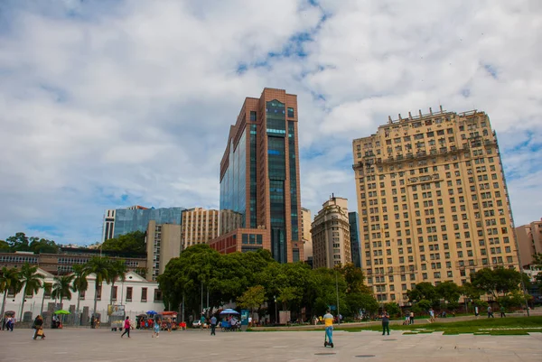 Rio de Janeiro, Brazylia: Skyline w centrum Rio de Janeiro — Zdjęcie stockowe