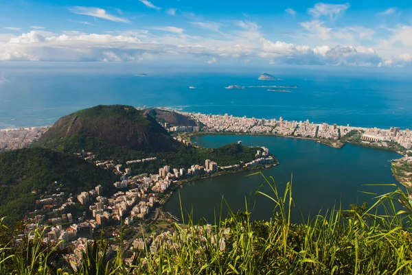 Rio de Janeiro Panorama Rio de Janeiro Corcovado dağdan görülen, Brezilya