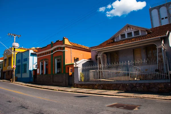 Gyönyörű kilátás a Sao Joao del Rei, Minas Gerais, Brazília — Stock Fotó