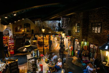 Viyana, Avusturya'daki Hundertwasser evi. Güzel sıradışı ev ana konumlar biridir