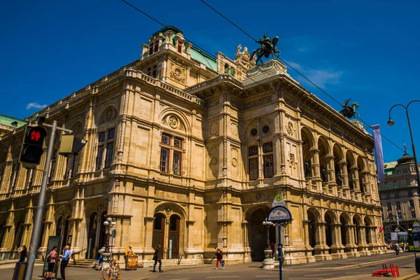 Wien, Österrike: Wiens operahus i Wien, Europa — Stockfoto