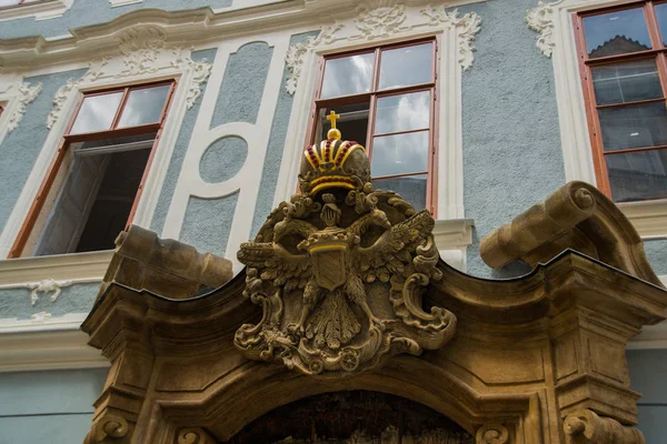Прага, Чехия: Красивое здание в историческом центре Праги — стоковое фото