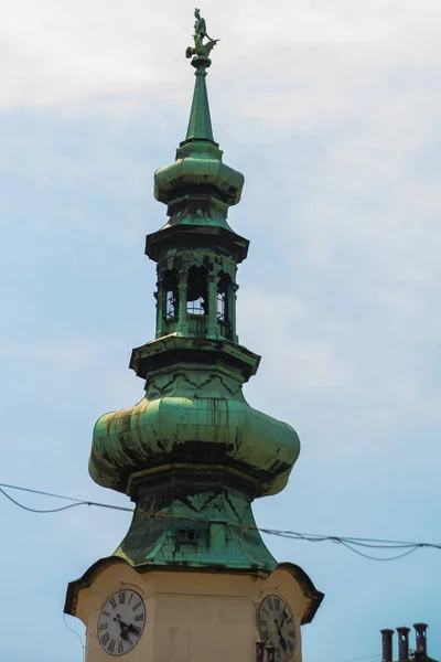 Bratysława, Słowacja: Brama Michała na starym mieście w Bratysławie — Zdjęcie stockowe