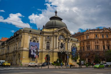 Budapeşte, Macaristan: Vigszinhaz sokak görünümü, Budapeşte Komedi Tiyatrosu, Macaristan