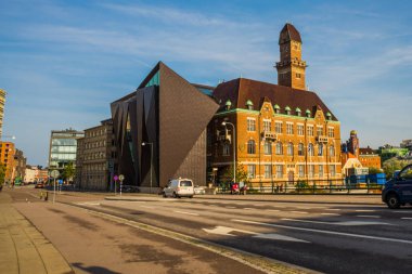 Malmö, İsveç: Malmö 'nün silueti dünya deniz üniversitesi İsveç' in egemenliğinde