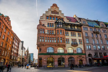 Malmö, İsveç: Malmö 'nün merkezindeki güzel evler