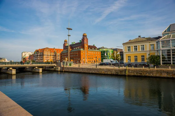 MALMO, SWEDEN: View of the main train station in Malmo — ストック写真