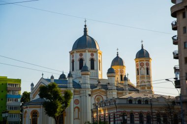 Bükreş, Romanya: Akşamları eski kentteki güzel kilise.