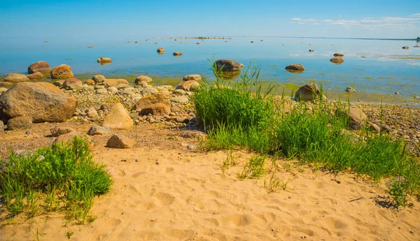 从芬兰湾看风景 俄罗斯圣彼得堡 — 图库照片