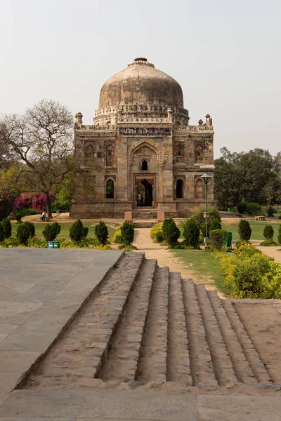 Shish Gumbad Cúpula Envidraçada Lodhi Gardens Nova Deli — Fotografia de Stock