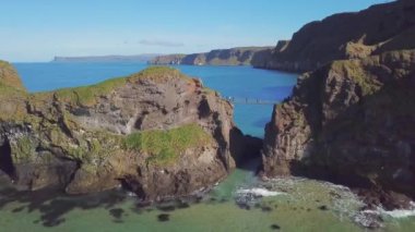 4k Rede bir Carrick ip hava atış Kuzey İrlanda'köprü