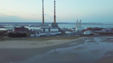 Poolbeg bacaları Dublin, İrlanda