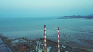 Poolbeg bacaları Dublin, İrlanda