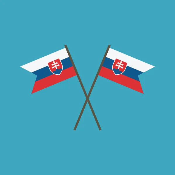 Polska Flaga Ikona Płaska Dzień Niepodległości Lub Narodowy Dzień Wakacje — Wektor stockowy