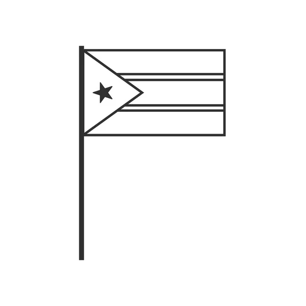 Das Symbol Der Südsudanesischen Flagge Schwarzem Flachem Design Unabhängigkeitstag Oder — Stockvektor