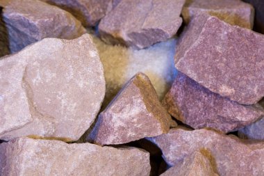 Rus banyo sobasında taş ve tuz