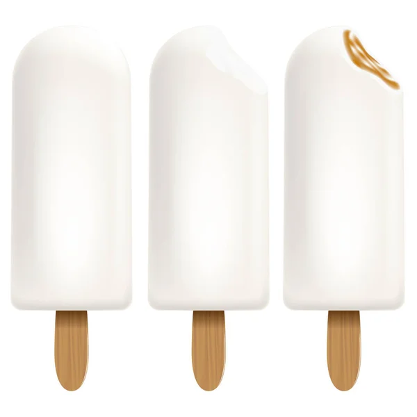 Ice Cream set op witte achtergrond voor uw bedrijfs project. — Gratis stockfoto