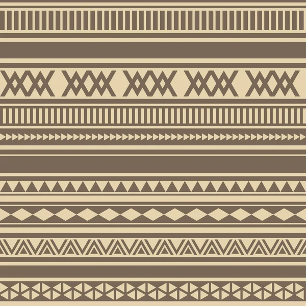Geométrico patrón sin costura café marrón chocolate vintage — Vector de stock