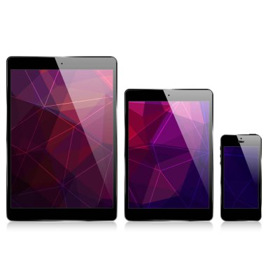 iPad iphone / üçgen arka plan