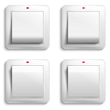 Işık anahtarı. Vektör çizim