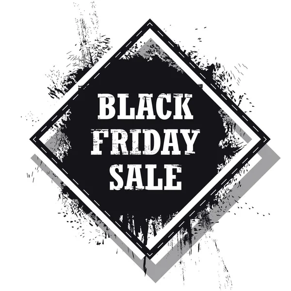 Black Friday Sale banner geïsoleerd op de witte achtergrond — Stockvector