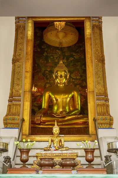 Hito Wat Suthat Thepwararam Bangkok Tailandia Lugar Donde Todos Cada — Foto de Stock