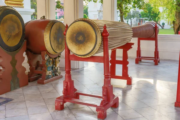 Tall Narrow Drum Meters Marble Temple Wat Benchamabophit Dusitvanaram Bangkok — Stock Photo, Image