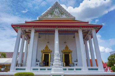 Wat Mahannapharam Worawihan Bangkok, Tayland için bir dönüm noktası. Herkes her dinde-ebilmek var olmak görüş bir yer.
