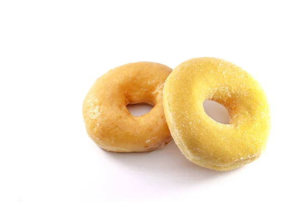 Donut Geïsoleerd Een Witte Achtergrond — Stockfoto