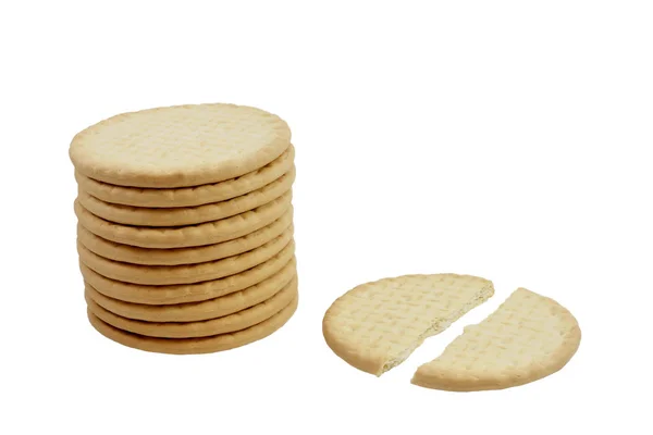Brotcracker Isoliert Auf Weißem Hintergrund — Stockfoto