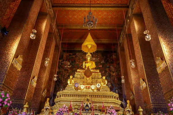 Hito Wat Phra Chettuphon Wimon Mangkhalaram Ratchaworamahawihan Bangkok Tailandia Lugar — Foto de Stock