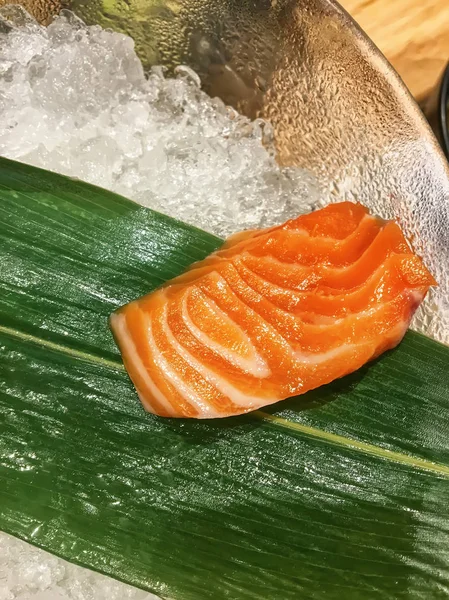 Sashimi Japońskie Danie Narodowe Zawiera Wiele Rodzajów Mięsa Ryb Takich — Zdjęcie stockowe