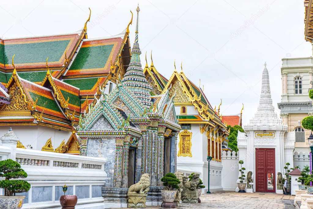 Grand Palace is landmark in Thailand