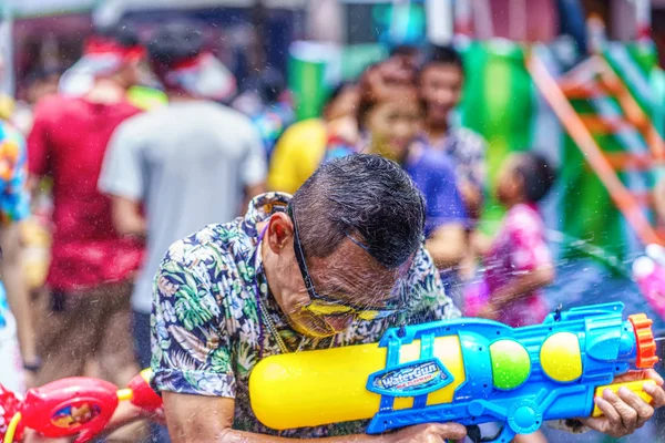 Songkran Fesztivál — Stock Fotó